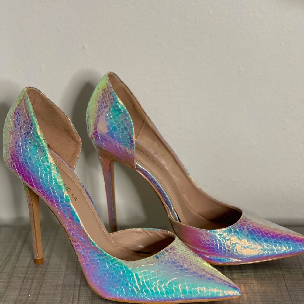 Multi color stilettos heel - Picture 3 of 4